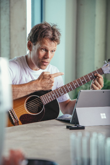 Leer gitaar spelen van Jaap Kwakman